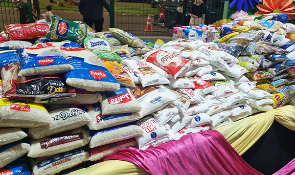Ação junina em Birigui arrecada 635 kg de alimentos