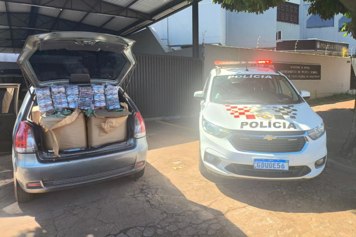 PM intercepta carga com 7,2 mil óculos e leva motorista preso