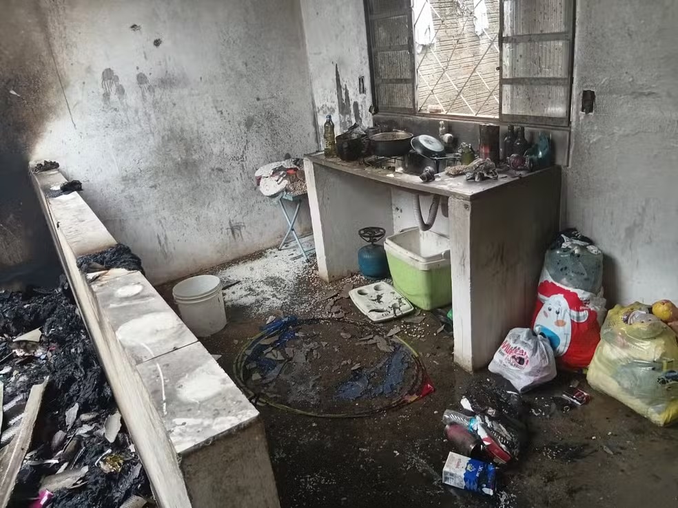 Uso de álcool causa incêndio e fere adulto e criança em Birigui