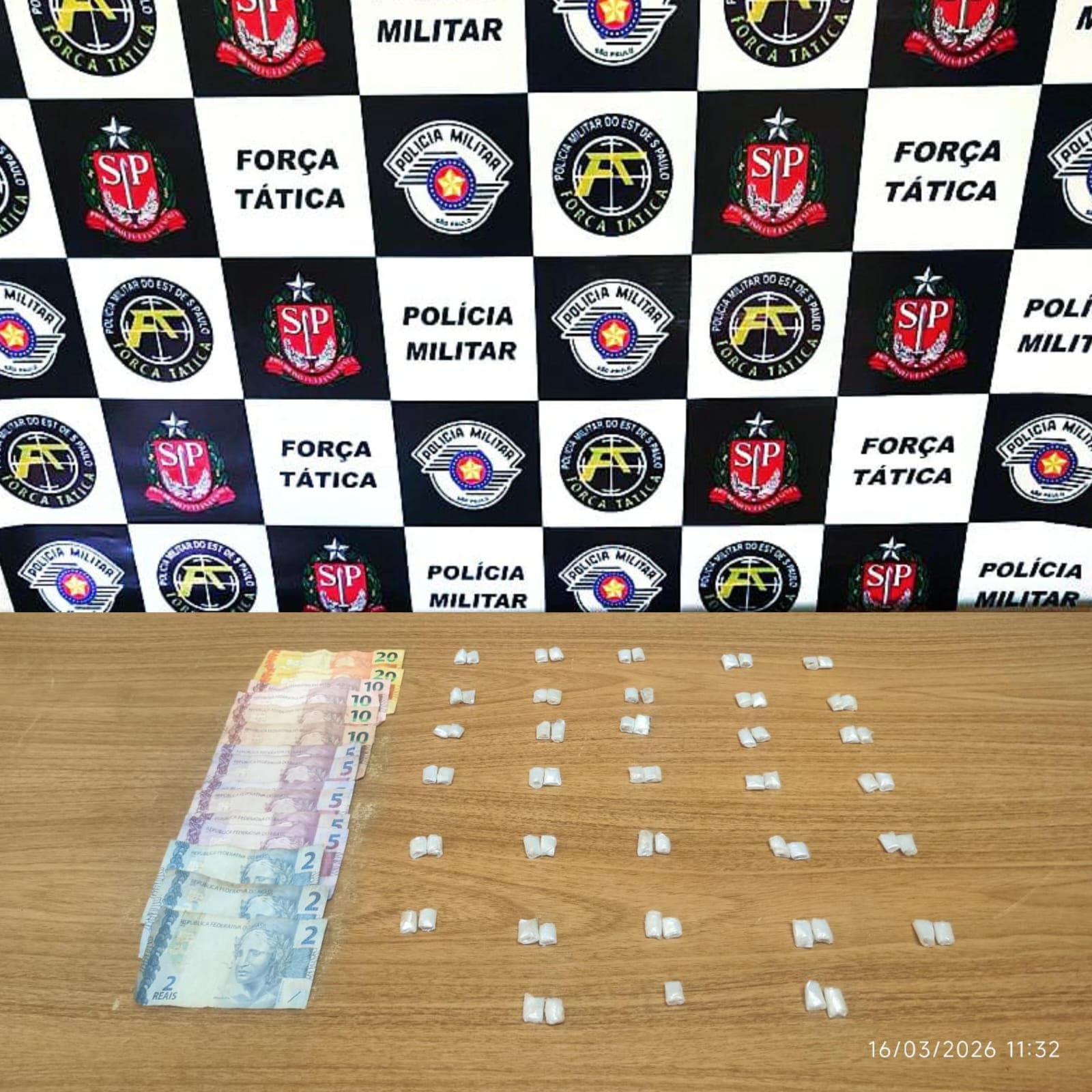 Homem é preso pela PM por tráfico de drogas em Araçatuba