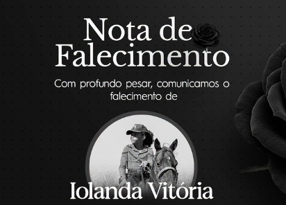 Menina morta em acidente ia para prova de três tambores na região