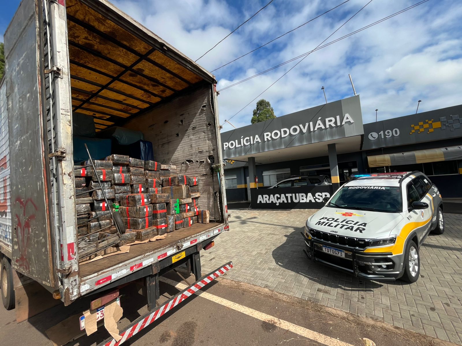 TOR apreende quase 2 toneladas de maconha na Assis Chateaubriand